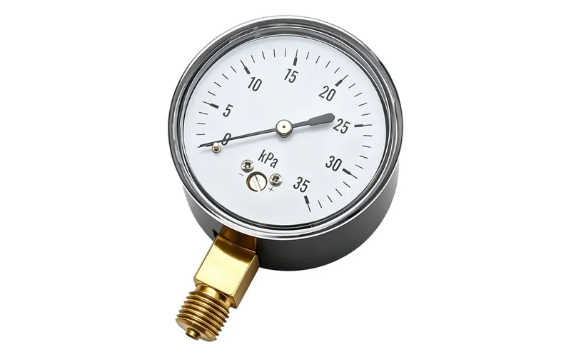 Capsule pressure gauge product image processed for differential pressure gauge filter selection