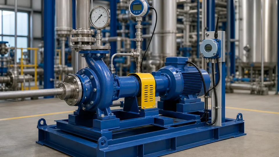 Pump skid retrofit with local pressure gauge digital gauge and wireless pressure monitoring node