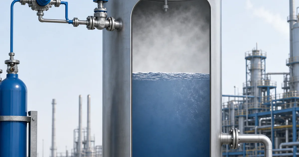 Nitrogen blanketing pressure gauge selection for a low-pressure storage tank vapor space